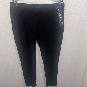 Kay Unger Black Straight Leg Pants
